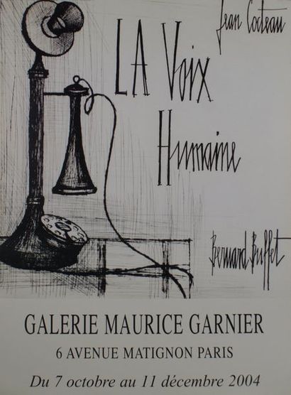 BUFFET Bernard (6 affiches) EXPOSITIONS MAURICE GARNIER, Toulouse.1987, 1995, 1996,1996,...