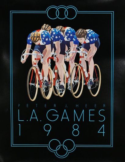 SUMMER GAMES & LOOK (6 affiches) SUMMER GAMES.”LOS ANGELES”. 1984 (4 ) et LOOK (2)...
