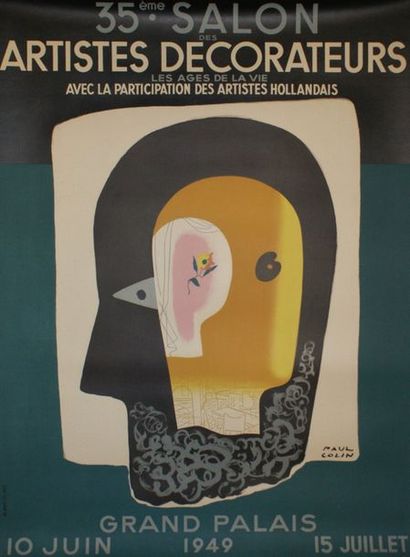 COLIN PAUL (1892-1985) GRAND PALAIS.35 éme SALON des ARTISTES DÉCORATEURS.”Avec la...