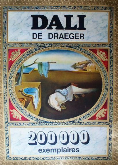 DALI Salvador (d’après) (3 affiches) DALI de DRAEGER - GALERIE 70 Imprimerie Draeger...