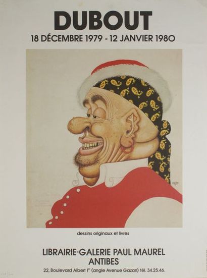 DIVERS (9 affiches) BARTHELEMY - BRAYER-BOLLIGER-DUBOUT-DUNOYER de SEGONZAC-RENAUD...