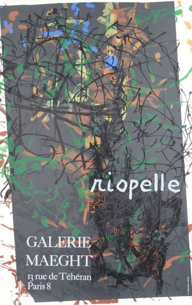 GALERIE MAEGHT (3 affiches) TAPIES - RIOPELLE - TING Imp.Arte - 70 x 50 - Non entoilées,...