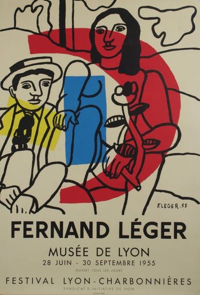 LÉGER Fernand (1881-1955) MUSÉE DE LYON. Juin-Septembre 1955 Mourlot - Paris - 76...