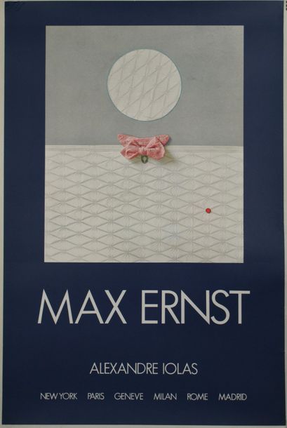 Max ERNST (1891-1976) GALERIE IOLAS.Sans mention d’imprimeur - 85 x 56 cm - Entoilée,...