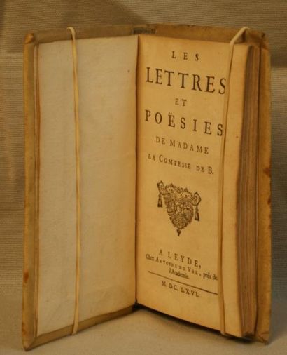 null Les lettres et poésies de Mme La comtesse deB LEYDE 1666 un volume