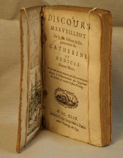 null Discours merveilleux .... Catherine de Médicis Paris 1649 un volume