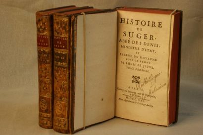 null Gervaise, François Armand (1660-1751) 
Histoire de Suger, abbé de Saint-Denis,.
Paris...