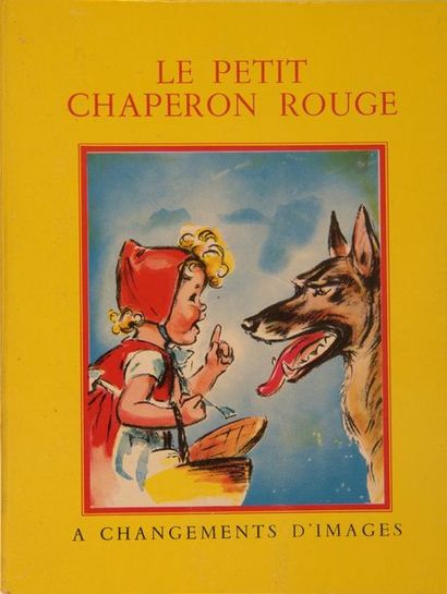 GERMAINE BOURET Le Petit train, Le Petit chaperon rouge.Réunion de 2 albums illustrés...