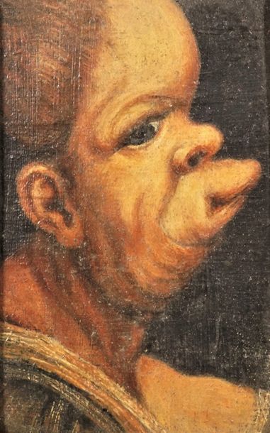 null Portrait. Oil on copper 14 x 10 cm