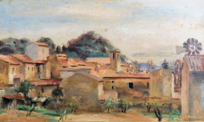 Gabriel Fournier (1893-1963) Paysage du midi Huile sur toile signée en bas à droite...