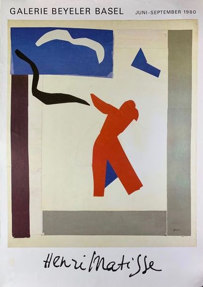 MATISSE Henri (d’après) (5 affiches et affichettes) « La danseuse créole » et divers...