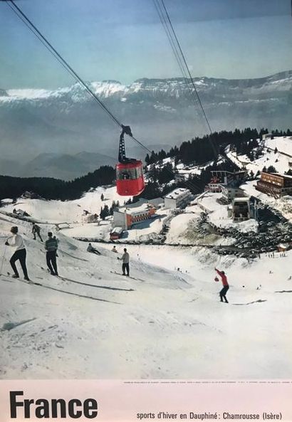 FRED MALTER & PHOTOPRESS (photos) (2 affichettes) FRANCE.ALPES DE SAVOIE.”VAL D’ISÈRE”...