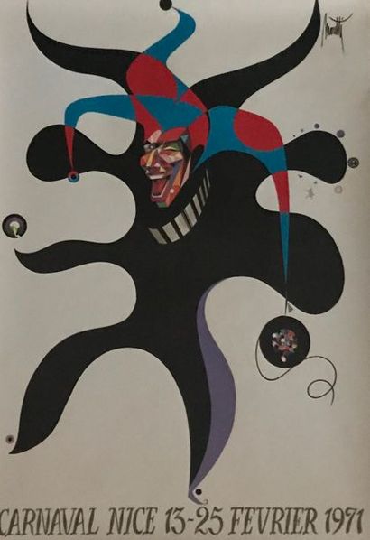 COLIN Paul (1892-1985) & MORETTI Raymond (1931-2005) (2 affiches) BAL DES ARTS.1950...