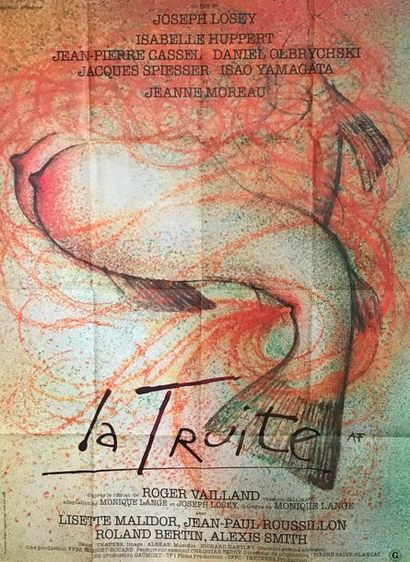 FRANçOIS André (1915-2005) (4 affiches) MAX MON AMOUR.Film de Oshima (1986) -LA TRUITE...