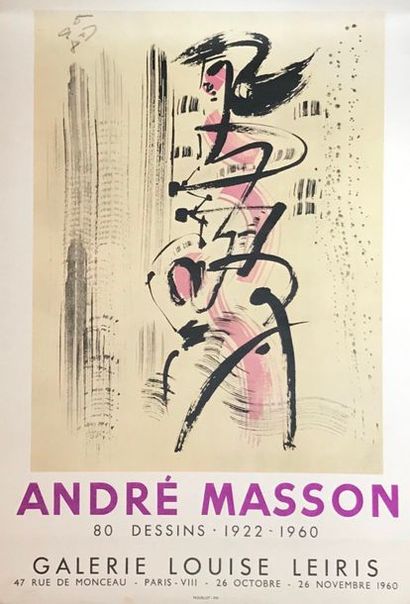 DIVERS (5 Affiches) André MASSON (2) - L’EXPRESSIONNISME ALLEMAND - JAWLENSKY - KISCHKA...