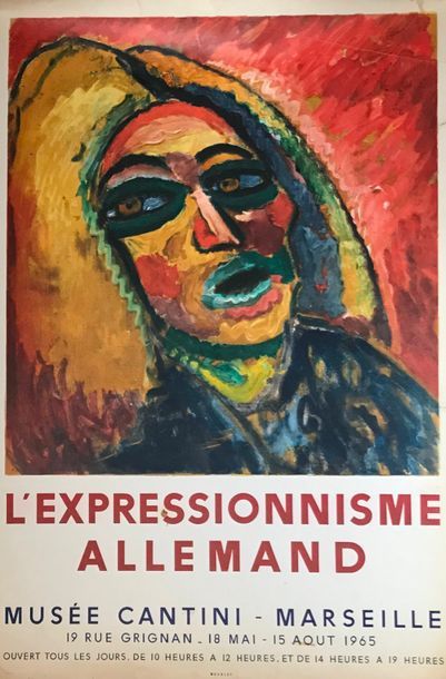 DIVERS (5 Affiches) André MASSON (2) - L’EXPRESSIONNISME ALLEMAND - JAWLENSKY - KISCHKA...