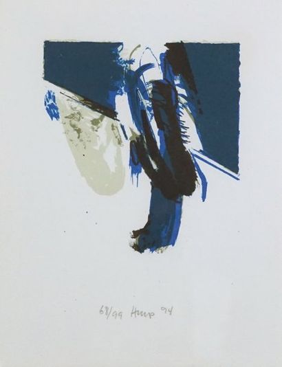 Hans MEYER-PETERSEN (né en 1937). Sans titre, 1994. Lithographie. Monogrammée vers...