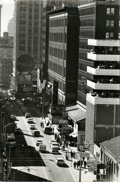 ETATS-UNIS « Atlanta, Géorgie », 1962.. Tirage argentique d’époque, légendé, daté...