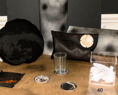 null Collection mode et déco "Earth" : 1 pochette, 1 coussin, 3 dessous de verre,...