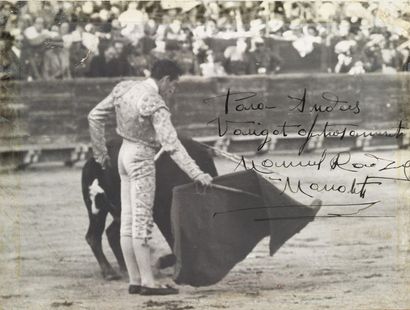 MANOLETE (Manuel Laureano Rodriguez Sanchez). 
 Photographie représentant Manolete...