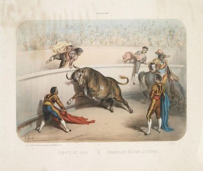 DORÉ (Gustave). 
 Corrida de toros. Paris and New York, Turgis and Duane, [ca 1860]....