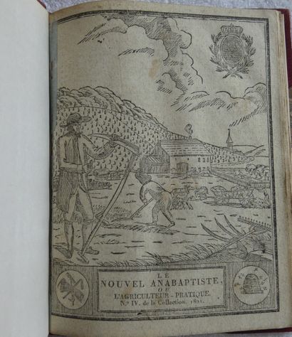LE NOUVEL ANABAPTISTE or The Farmer's Almanac new for the year 1821. Montbelliard,...