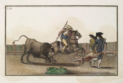 NOSERET (Luis Fernandez). 
 Collection of the main suertes of a bullfight. S.l.,...