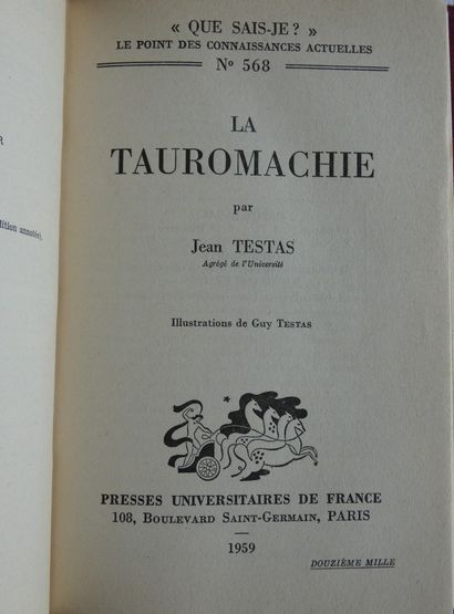 PERO GIL (José Aparachi de Valparda). Les Courses de taureauxDescription technique...