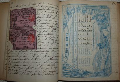 Manuscrit / DELESSERT (Cécile, comtesse de Nadaillac). Récits de voyages dans les...