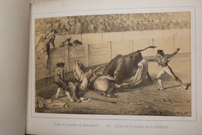 VALLEJO (José). Espana corrida de toros - Courses et combats de taureaux en Espagne....