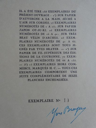 Brayer / MERIMEE (Prosper). Lettres de Madrid- Les Combats de taureaux.. Préface...