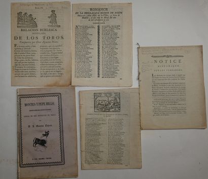 NOTICE HISTORIQUE sur les Toréadors. - Extrait des « Costumes civils et actuels de...