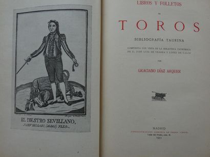 Bibliographie / CARRALERO BURGOS (José). Bibliotheca historica taurina. Matadores,...