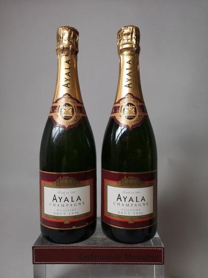 CHAMPAGNE AYALA BRUT 2 bouteilles. 1996