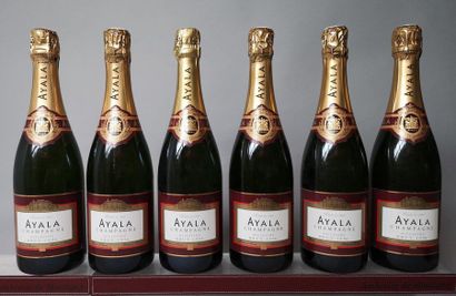 CHAMPAGNE AYALA BRUT 6 bouteilles. 1996