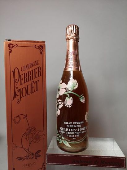CHAMPAGNE PERRIER JOUËT "Belle Époque" Rosé 1 bouteille. 1985. Etui.