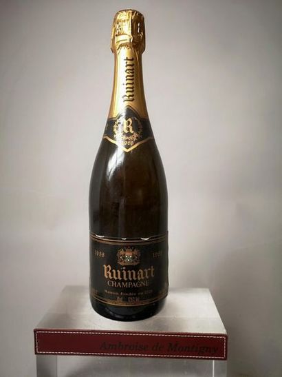 CHAMPAGNE RUINART 1 bouteille. 1988