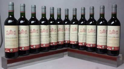 CHÂTEAU CHAPELLE de BARBE - Bordeaux sup 12 bouteilles. 1998. EN L'ETAT