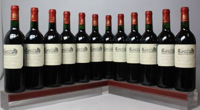 CHÂTEAU GUILLOT - Bordeaux supérieur 12 bouteilles. 1998. EN L'ETAT