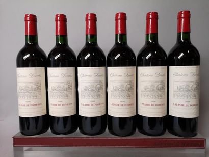 CHÂTEAU DECATS - Lalande de Pomerol 12 bouteilles. 1996. EN L'ETAT