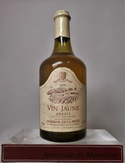 VIN JAUNE - Domaine de la PINTE 1 bouteille. 1979. Etiquette légèrement tachée.