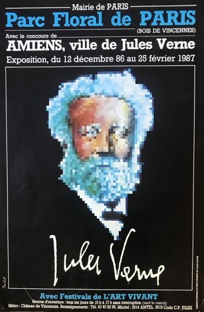 DIVERS JULES VERNE (5 affiches et affichettes) Sainte-Luce-sur Loire.”VISIONS du...