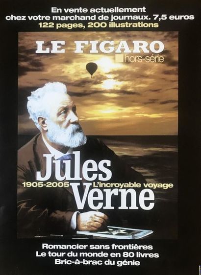 DIVERS JULES VERNE (13 posters and flyers) WITHOUT BELOW - KINOPANORAMA - NATIONAL...