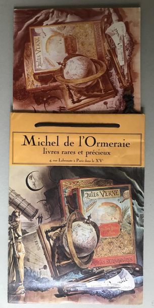 Jules VERNE (3 cartons) VOYAGES EXTRAORDINAIRES - MICHEL DE L’ORMERAIE & VOYAGES...