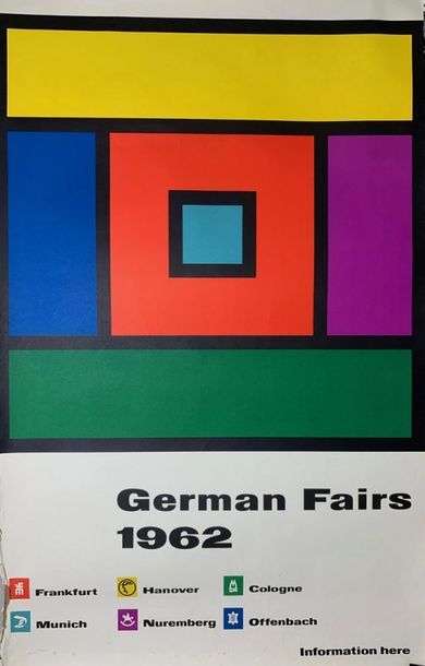 FOIRE ET EXPOSITION ALLEMANDES (14 affiches) GERMAN TRADE FAIRS and EXHIBITIONS....