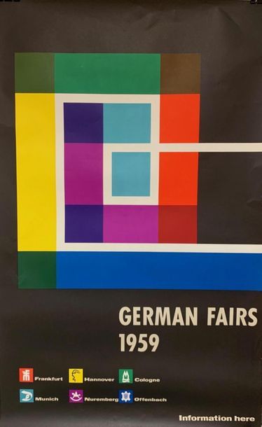 FOIRE ET EXPOSITION ALLEMANDES (14 affiches) GERMAN TRADE FAIRS and EXHIBITIONS....
