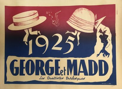 ANONYME GEORGE et MADD.”Les duettistes burlesques”. 1925 Imp. Harfort, Paris - 60...