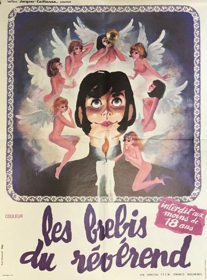 DIVERS (2 affiches) POP SEX’A NU AU MAYOL (1971) et LES BREBIS DU RÉVÉREND.Film de...