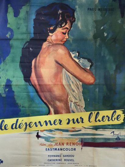 DIVERS CINÉMA (5 affiches) LE DÉJEUNER SUR L’HERBE (Brenot) - MAX MON AMOUR -TANGO...