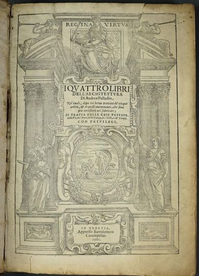 Architecture / PALLADIO. - I quattro libri dell'architecttura di Andrea Palladio....